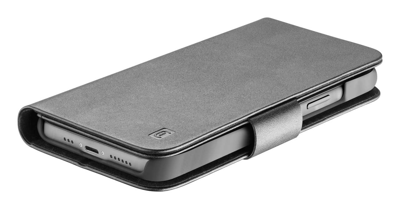 Pouzdro typu kniha Cellularline Book Agenda 2 pro Apple iPhone 12 Pro Max, černé