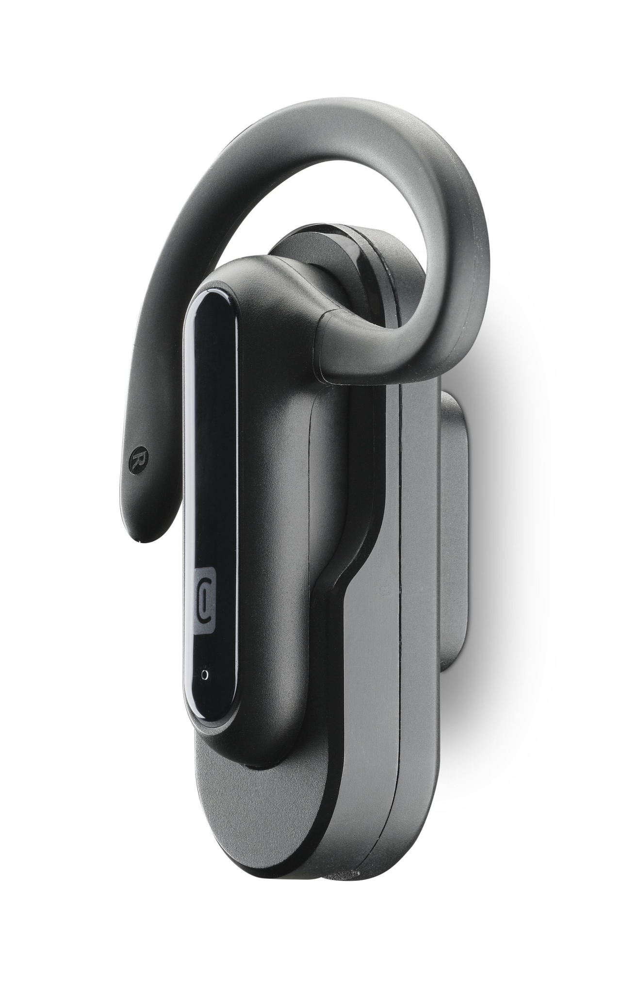 Bluetooth headset Cellularline CAR FLAT včetně nabíjecí základny do auta, černý