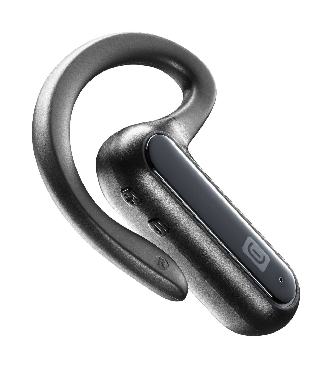 Bluetooth headset Cellularline CAR FLAT včetně nabíjecí základny do auta, černý