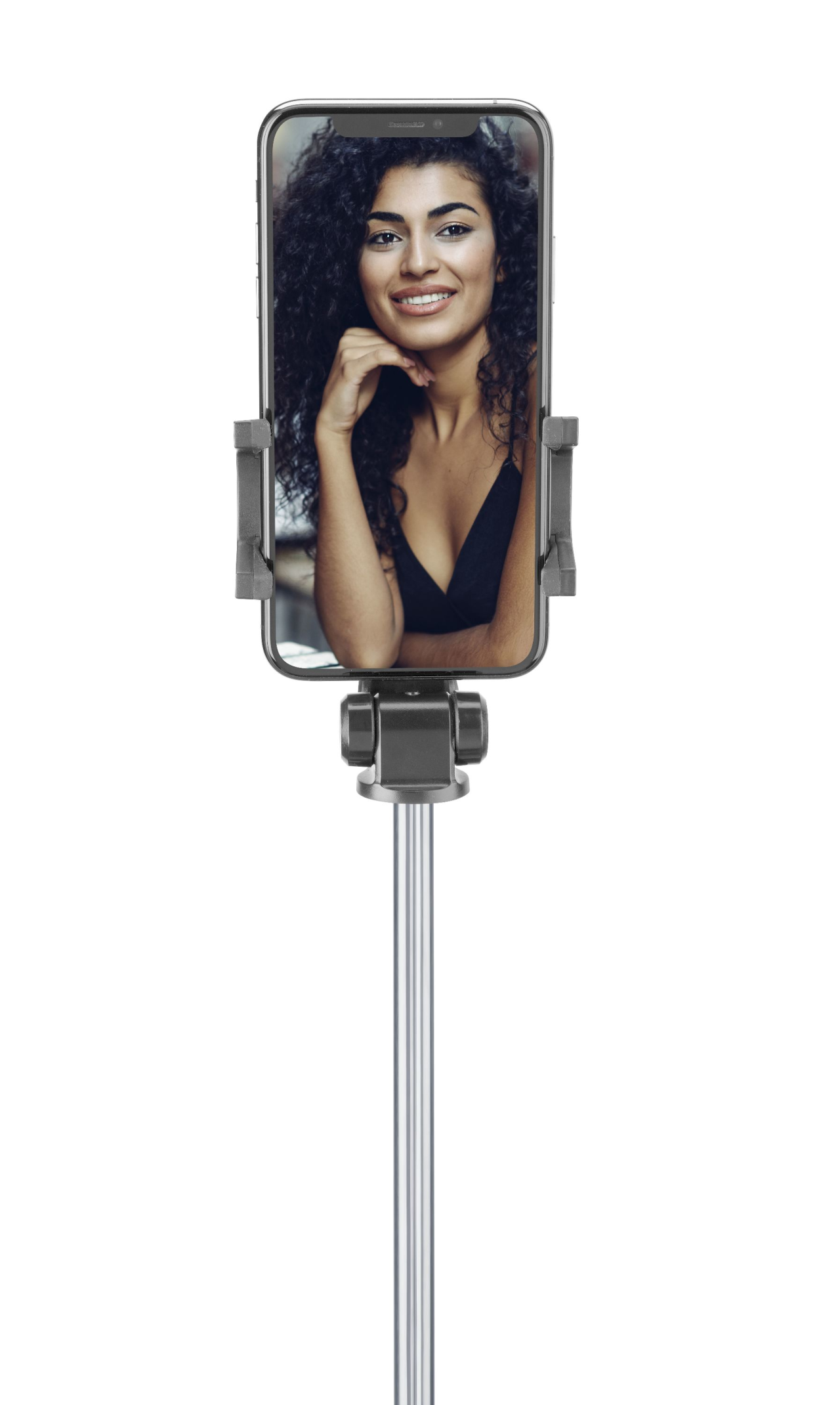 Bluetooth selfie tyč Cellularline Freedom s funkcí tripodu, černá