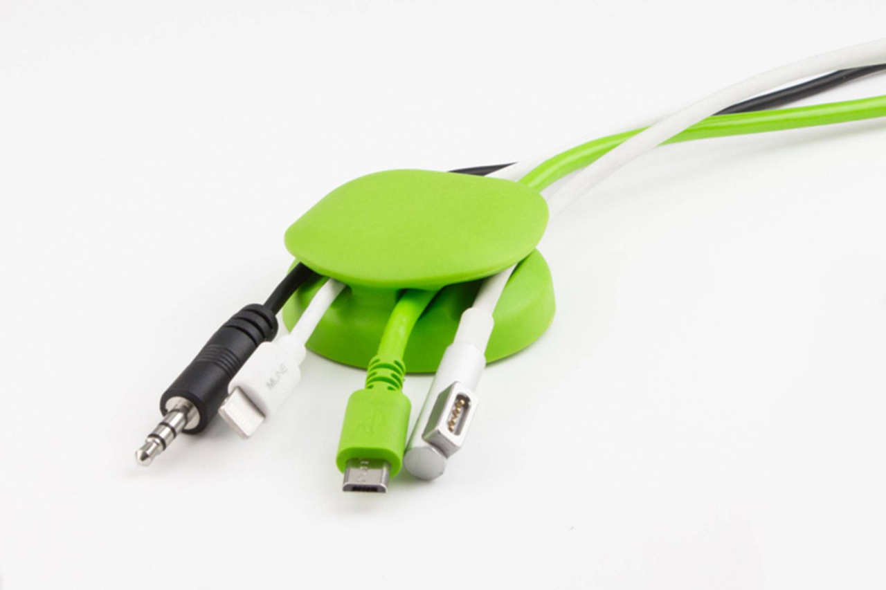 Kabelový organizér Cable Candy Turtle, zelený