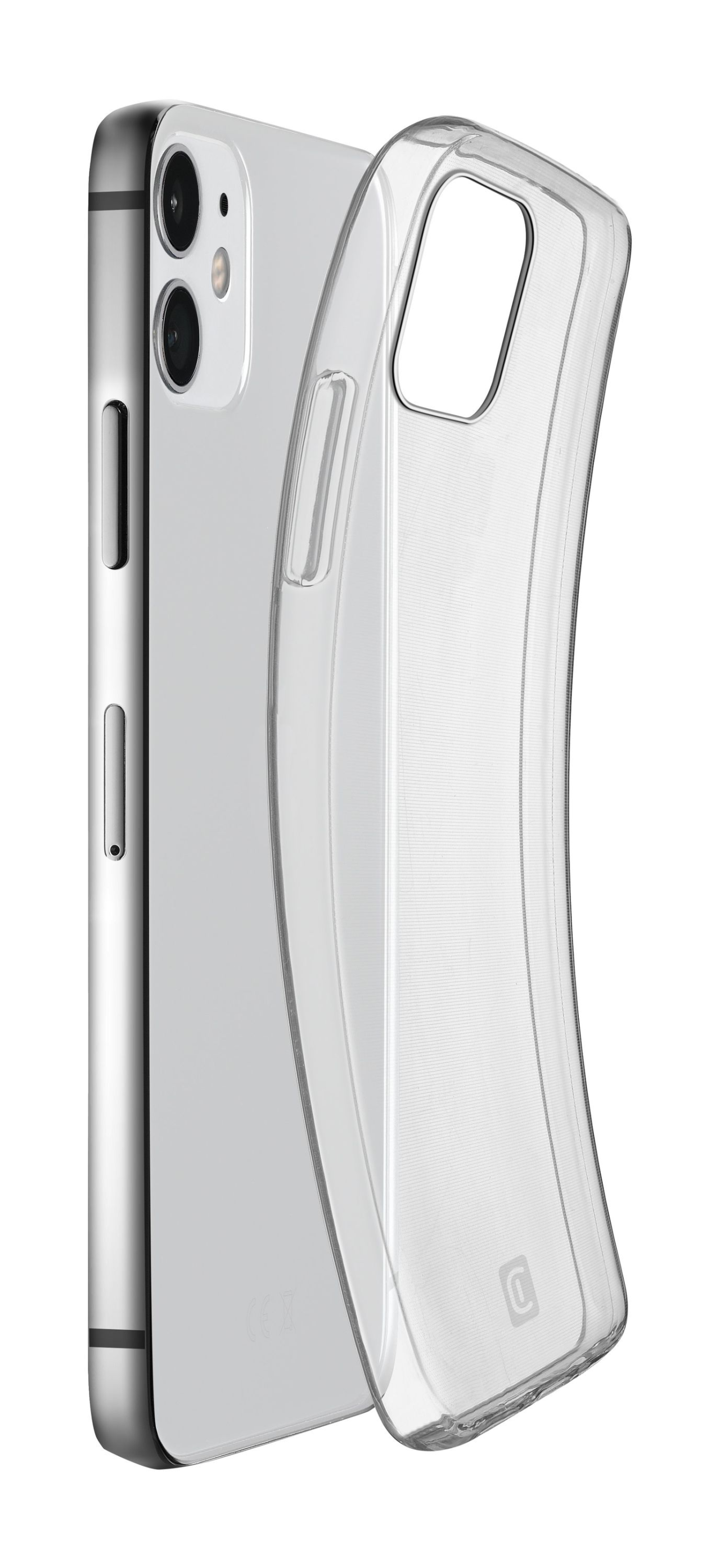 Extratenký zadní kryt Cellularline Fine pro Apple iPhone 12 mini, transparentní