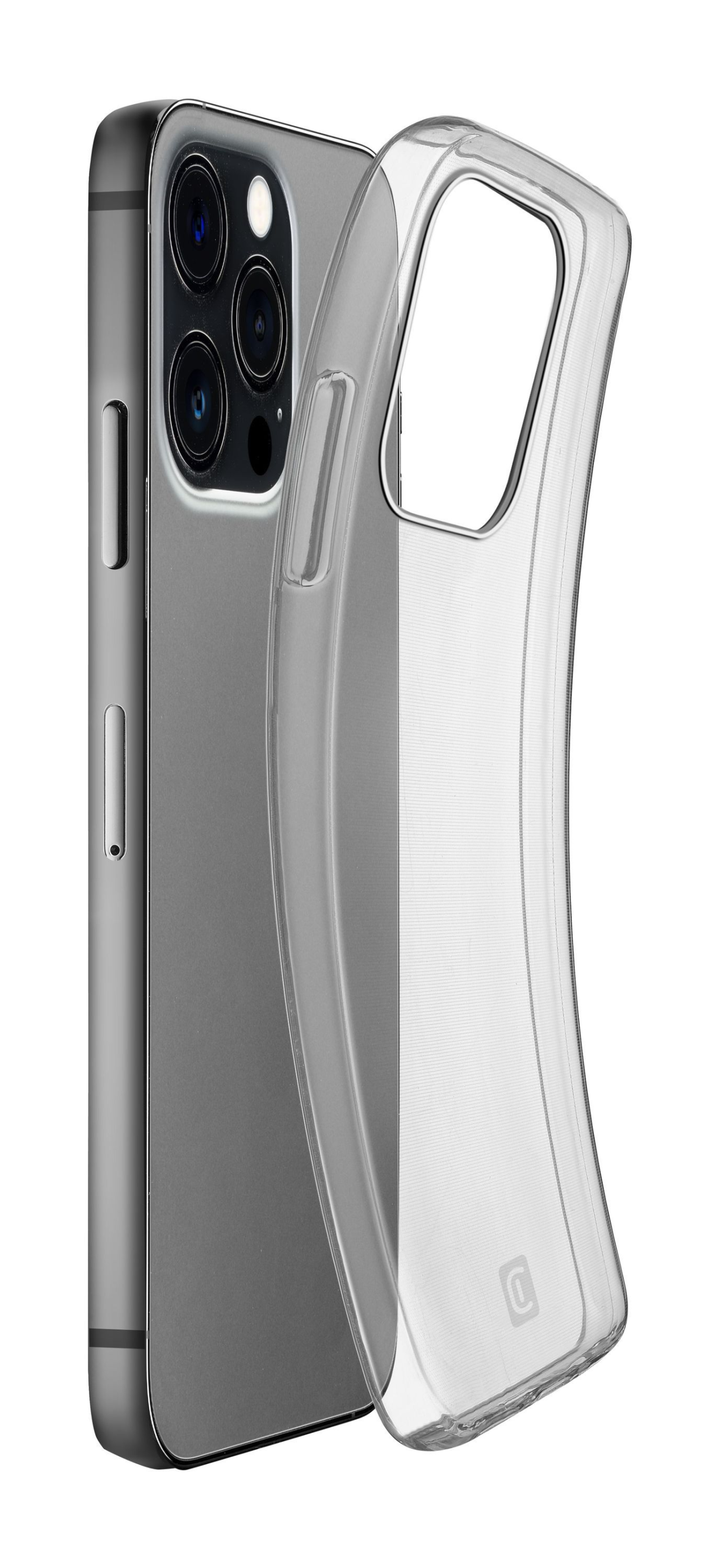 Extratenký zadní kryt CellularLine Fine pro Apple iPhone 14 Pro Max, transparentní