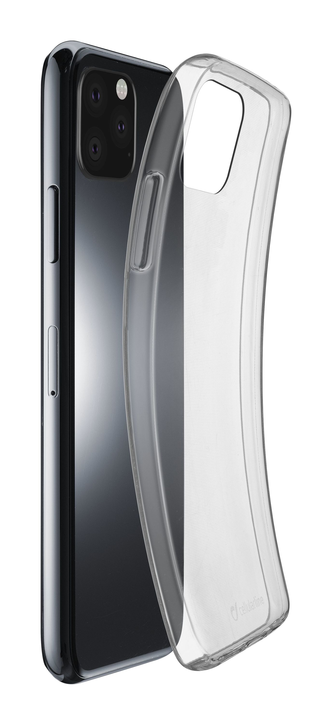 Extratenký zadní kryt CellularLine Fine pro Apple iPhone 11 Pro, transparentní