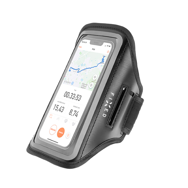 FIXED Sportovní pouzdro na ruku Armband, pro smartphony až 6.7", černý