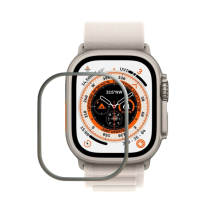 Rámeček z nerezové oceli pro Apple Watch Ultra 49mm, přírodní titan