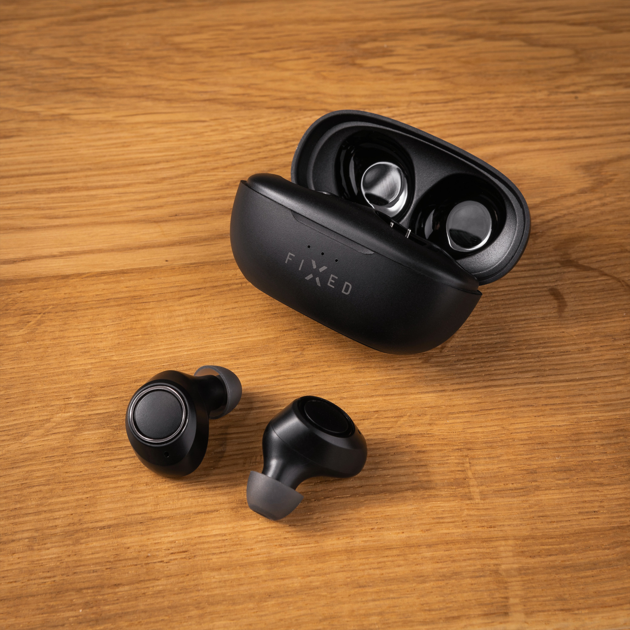 FIXED Bezdrátová TWS sluchátka Buds, černá