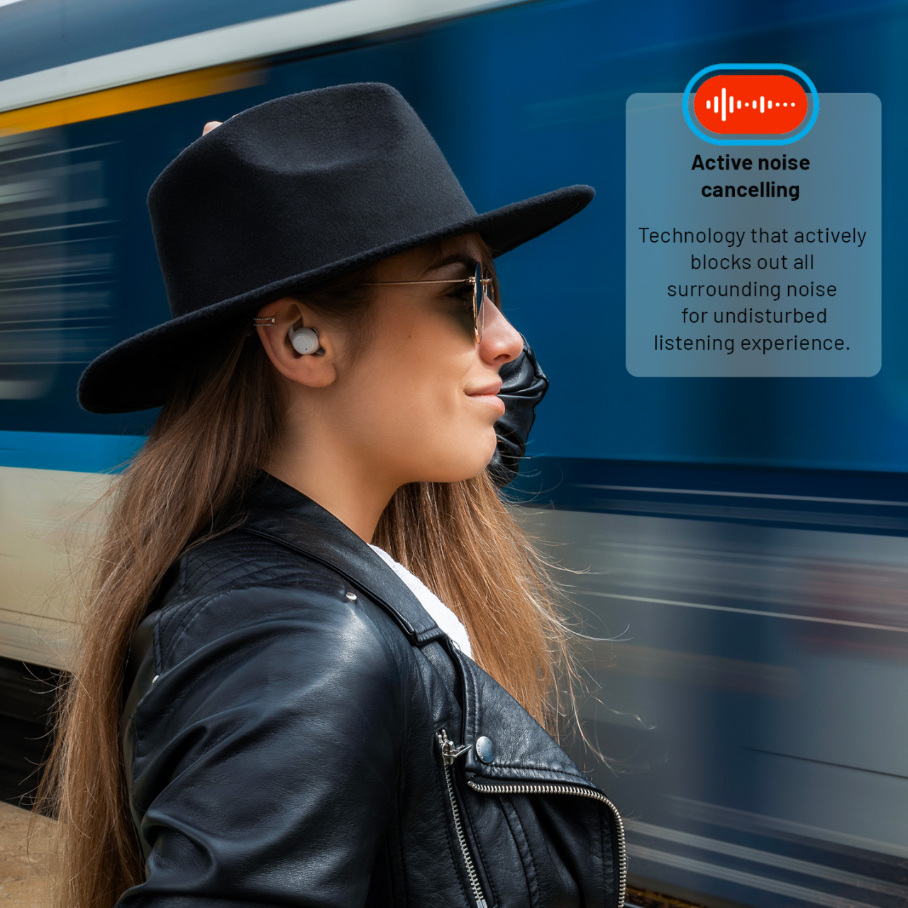 FIXED Bezdrátová TWS sluchátka Buds Pro s ANC a bezdrátovým nabíjením, šedá