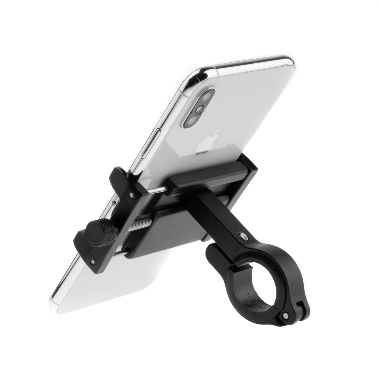 FIXED Hliníkový držák mobilního telefonu na kolo Bikee ALU, černý
