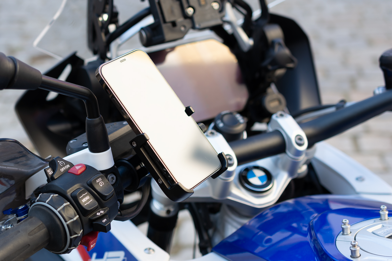FIXED Hliníkový držák mobilního telefonu na kolo Bikee ALU 2 s otočnou hlavou, černý