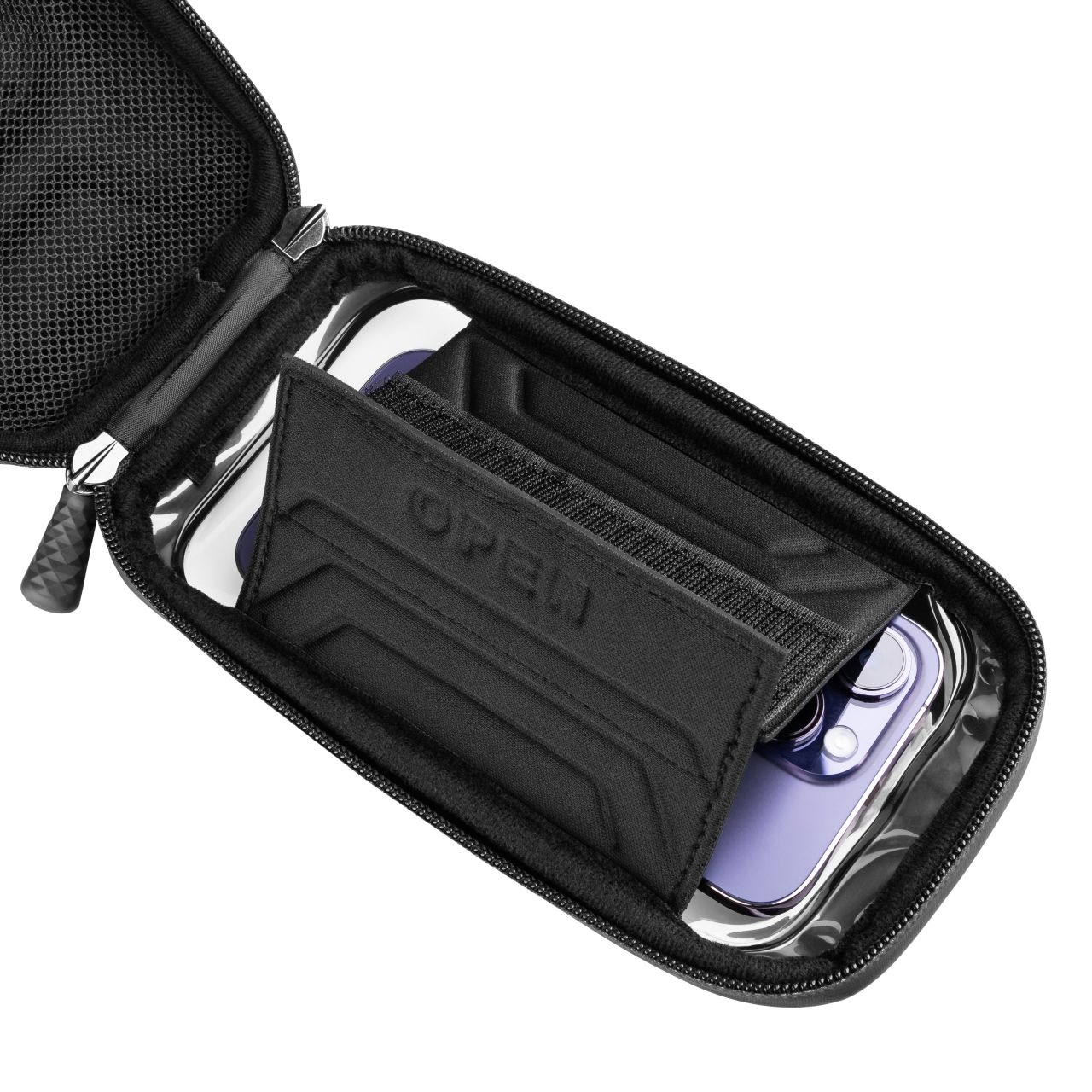 FIXED Odnímatelné pouzdro mobilního telefonu na kolo Bikee Bag 2, černý
