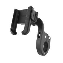 Univerzální držák mobilního telefonu na kolo FIXED Bikee Plus Vista s uchycením na střed řídítek, černý