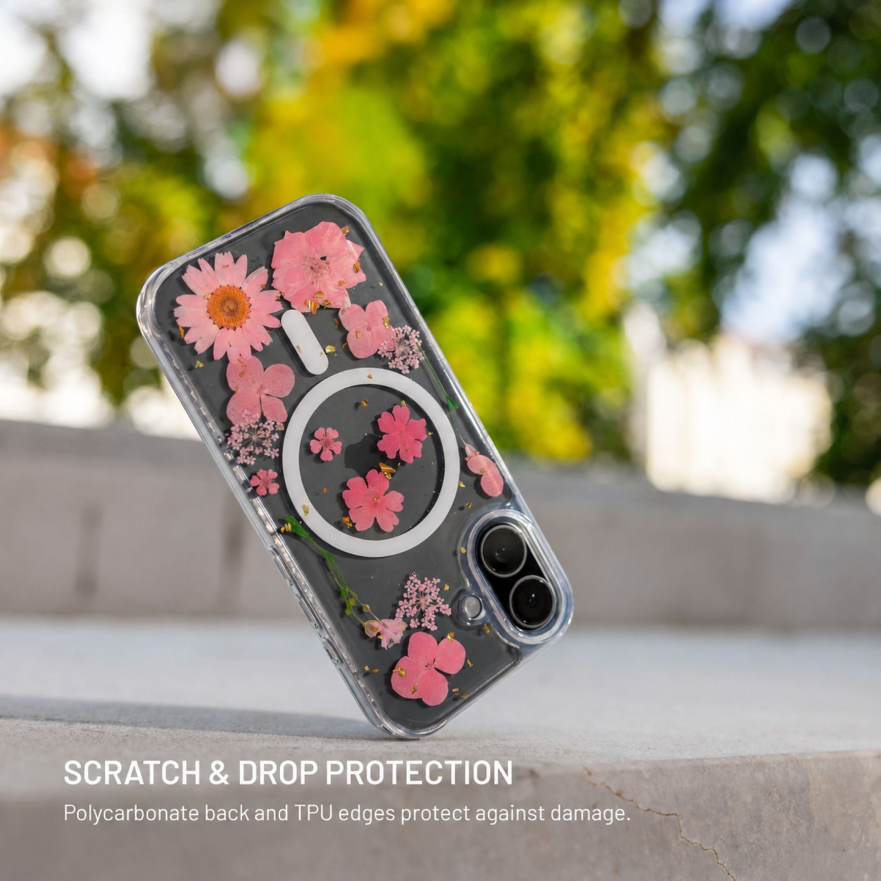 Zadní kryt na mobil Apple iPhone 17 - Fixed MagBloom, MagSafe, Pink Blossom