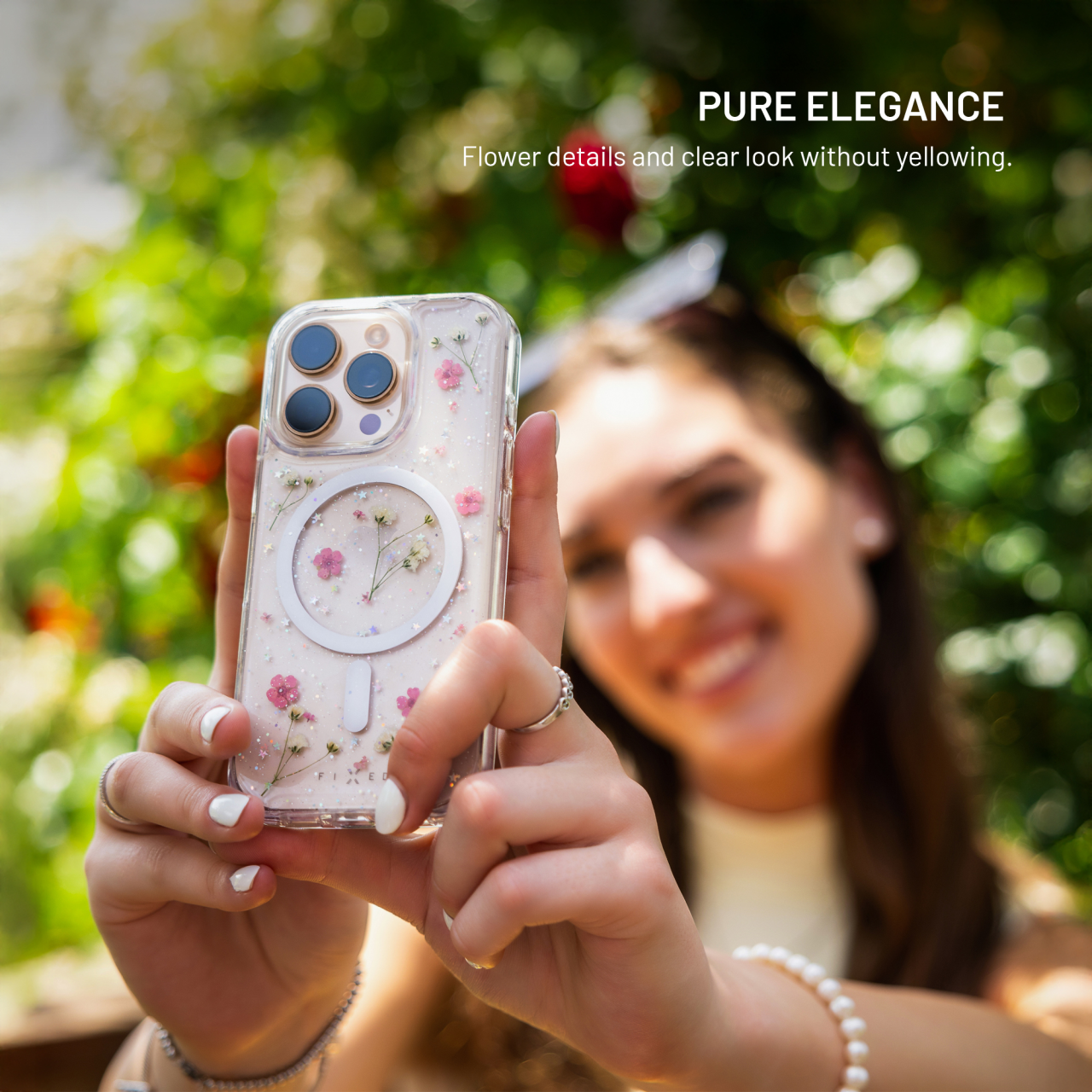 Zadní kryt na mobil Apple iPhone 17 Pro - Fixed MagBloom, MagSafe, Blush Plum