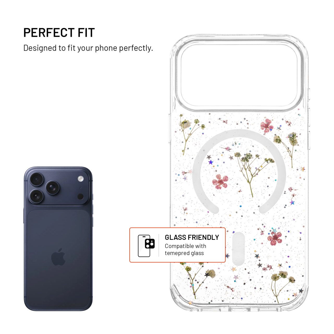 Zadní kryt FIXED MagBloom s podporou MagSafe pro Apple iPhone 17 Pro Max, Blush Plum