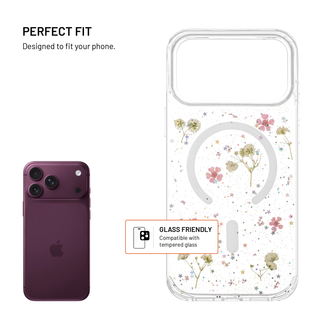 Zadní kryt na mobil Apple iPhone 18 Pro Max/17 Pro Max - Fixed MagBloom, MagSafe, Blush Plum
