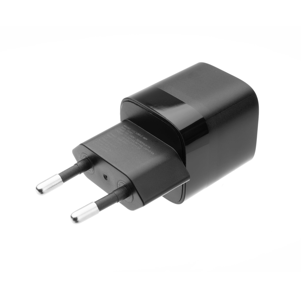 FIXED Set síťové nabíječky Mini s USB-C výstupem a USB-C/USB-C kabelu, podpora PD, 1 metr, 20W, černý
