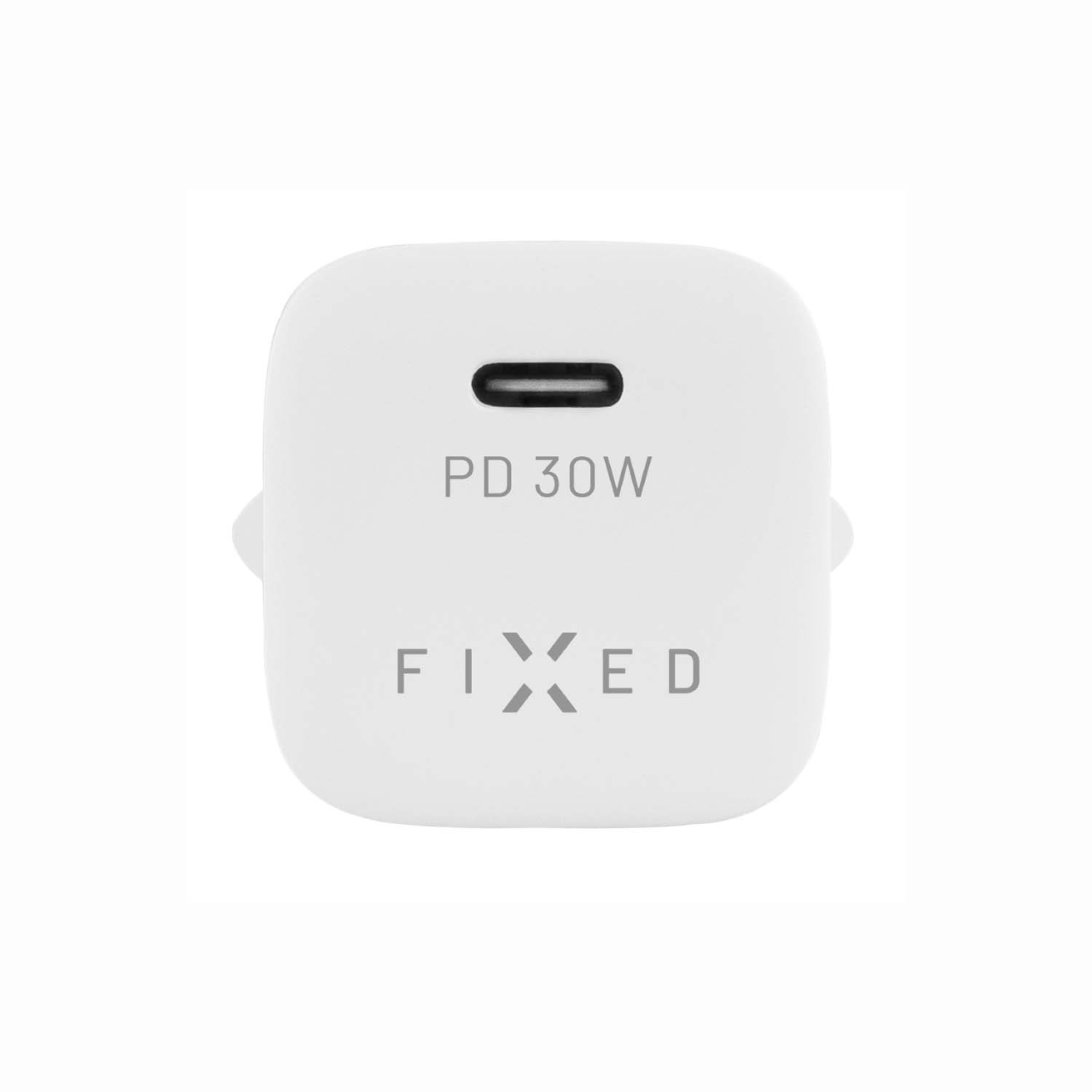 FIXED Síťová nabíječka Mini s USB-C výstupem a podporou PD, 30W, bílá