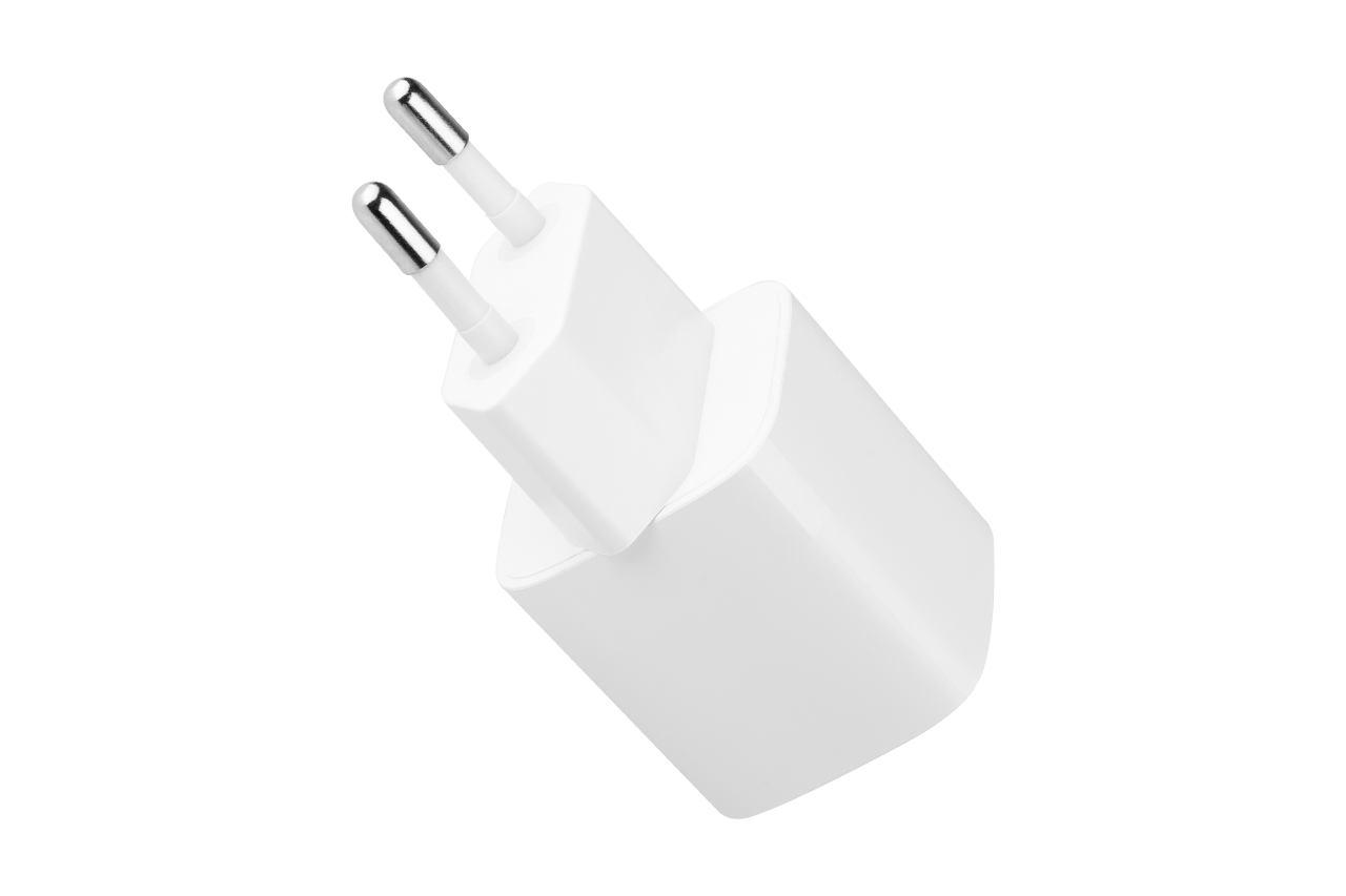FIXED Set síťové nabíječky Mini s USB-C výstupem a USB-C/Lightning kabelu, podpora PD, 1.2 metr, MFI, 30W, bílý