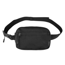 Taštička okolo pasu s kapsami FIXED Camino Belt, černá
