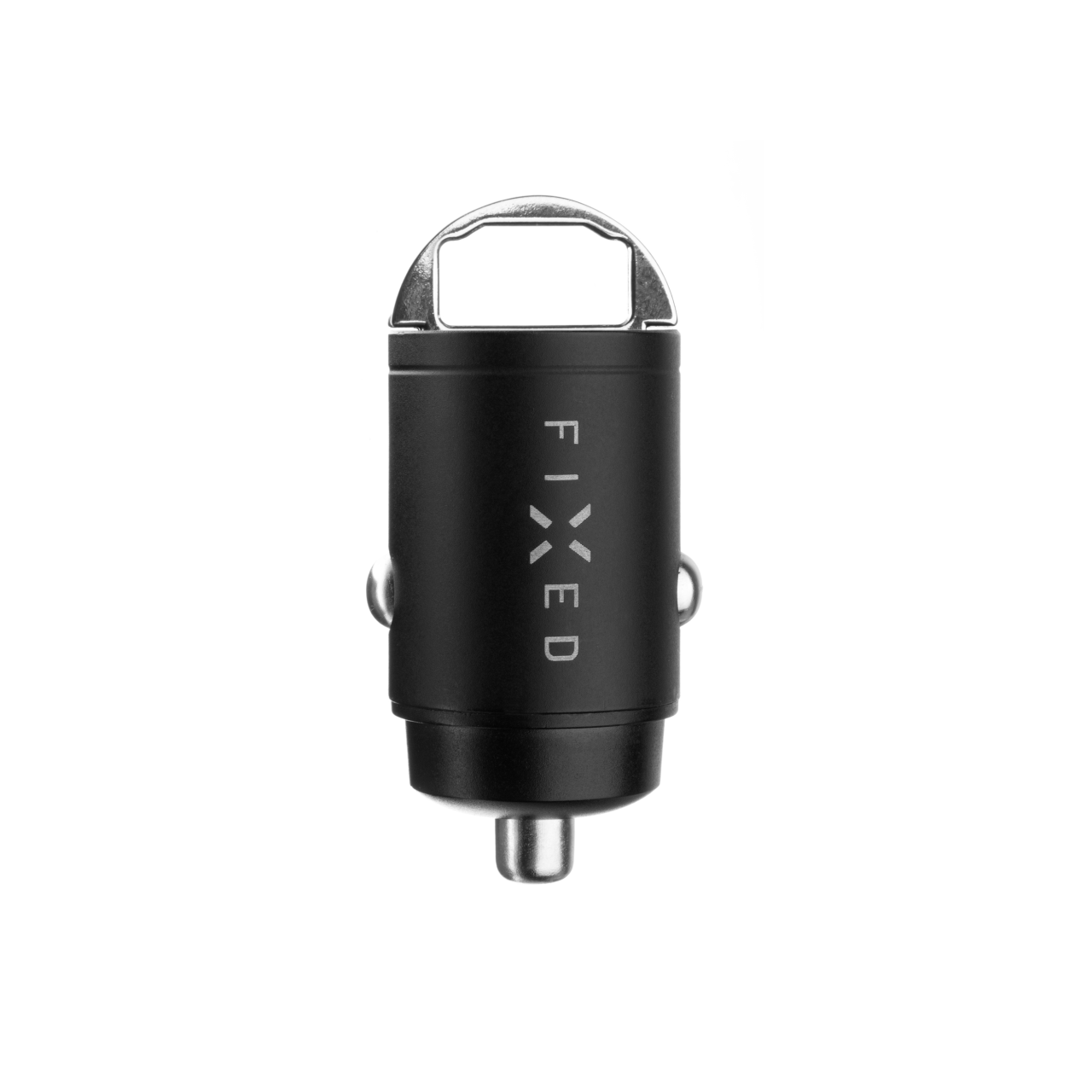 FIXED Autonabíječka s USB-C a USB-A výstupem v miniaturním provedení, podpora PD a QC 3.0, 30W, černá