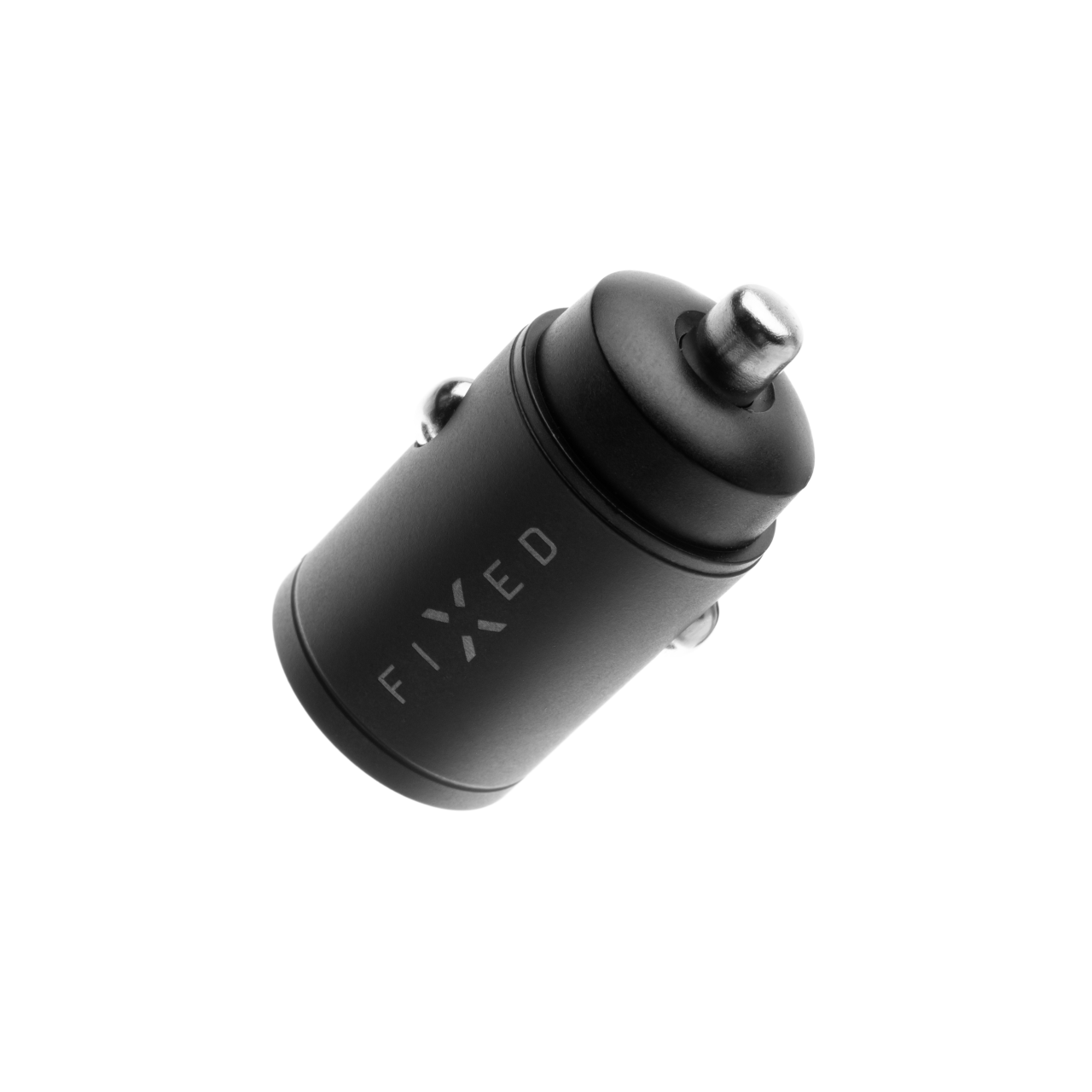 FIXED Autonabíječka s USB-C a USB-A výstupem v miniaturním provedení, podpora PD a QC 3.0, 30W, černá
