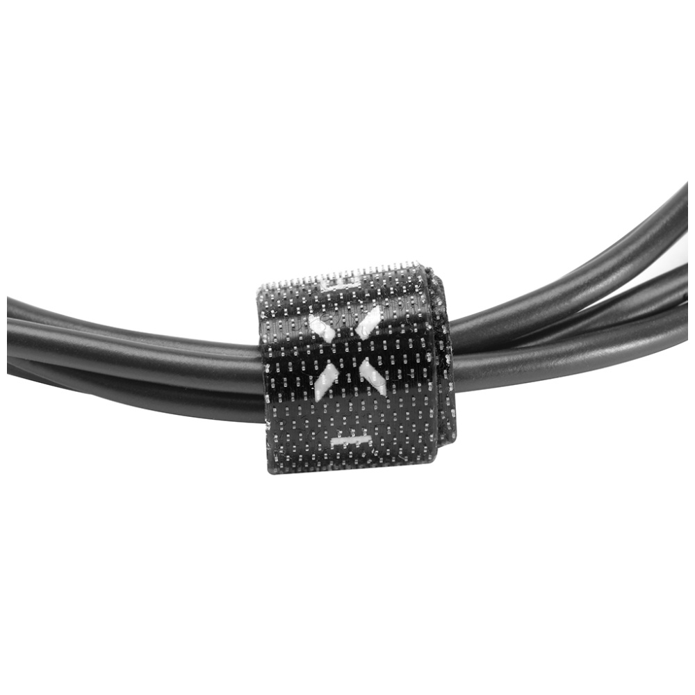 FIXED Dlouhý datový a nabíjecí kabel s konektory USB/Lightning, 2 metry, MFI certifikace, černý