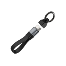 Kabel FIXED Clip USB-C/USB-C 240W černý