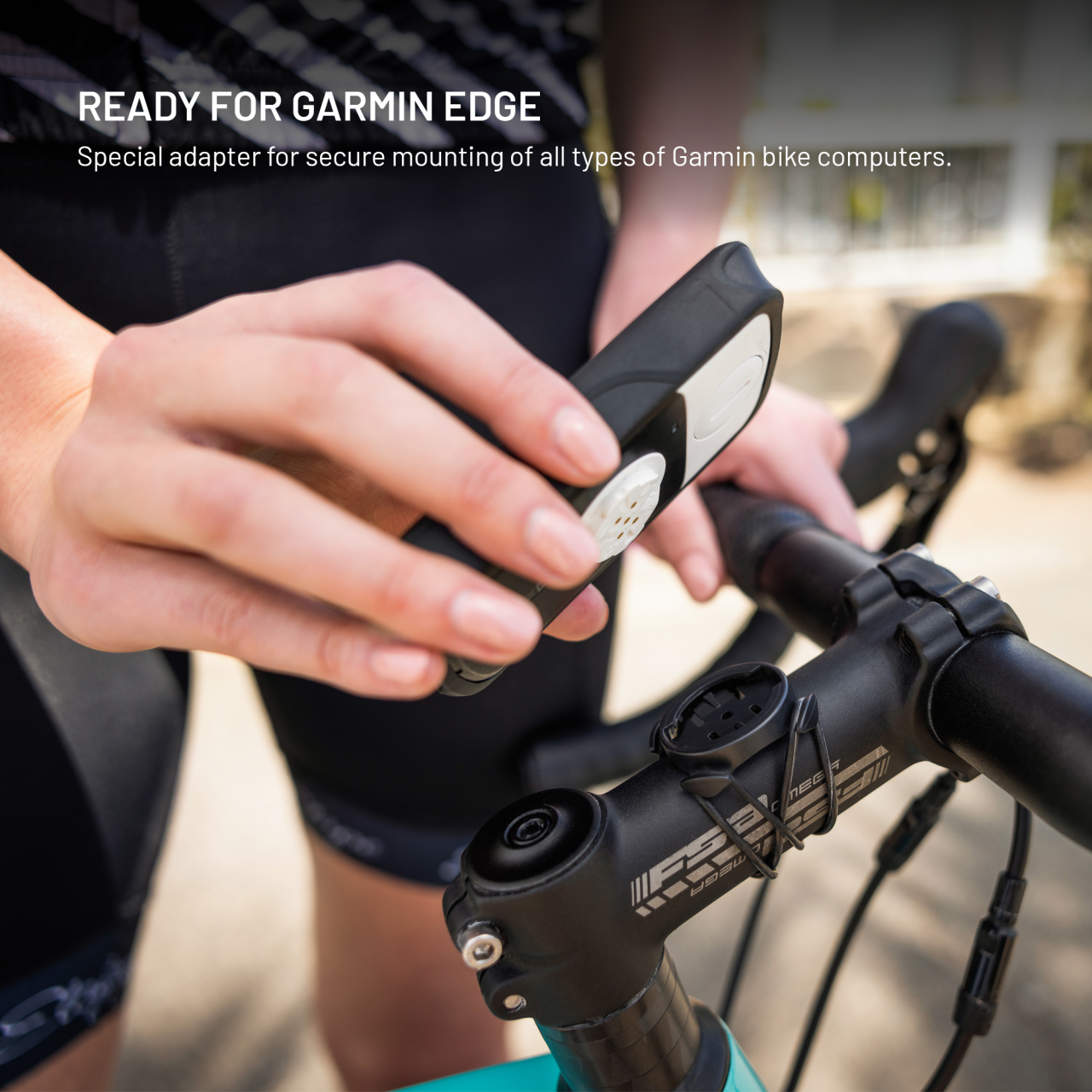 Držák chytrých hodinek na kolo FIXED Dock for Garmin 26mm, černý