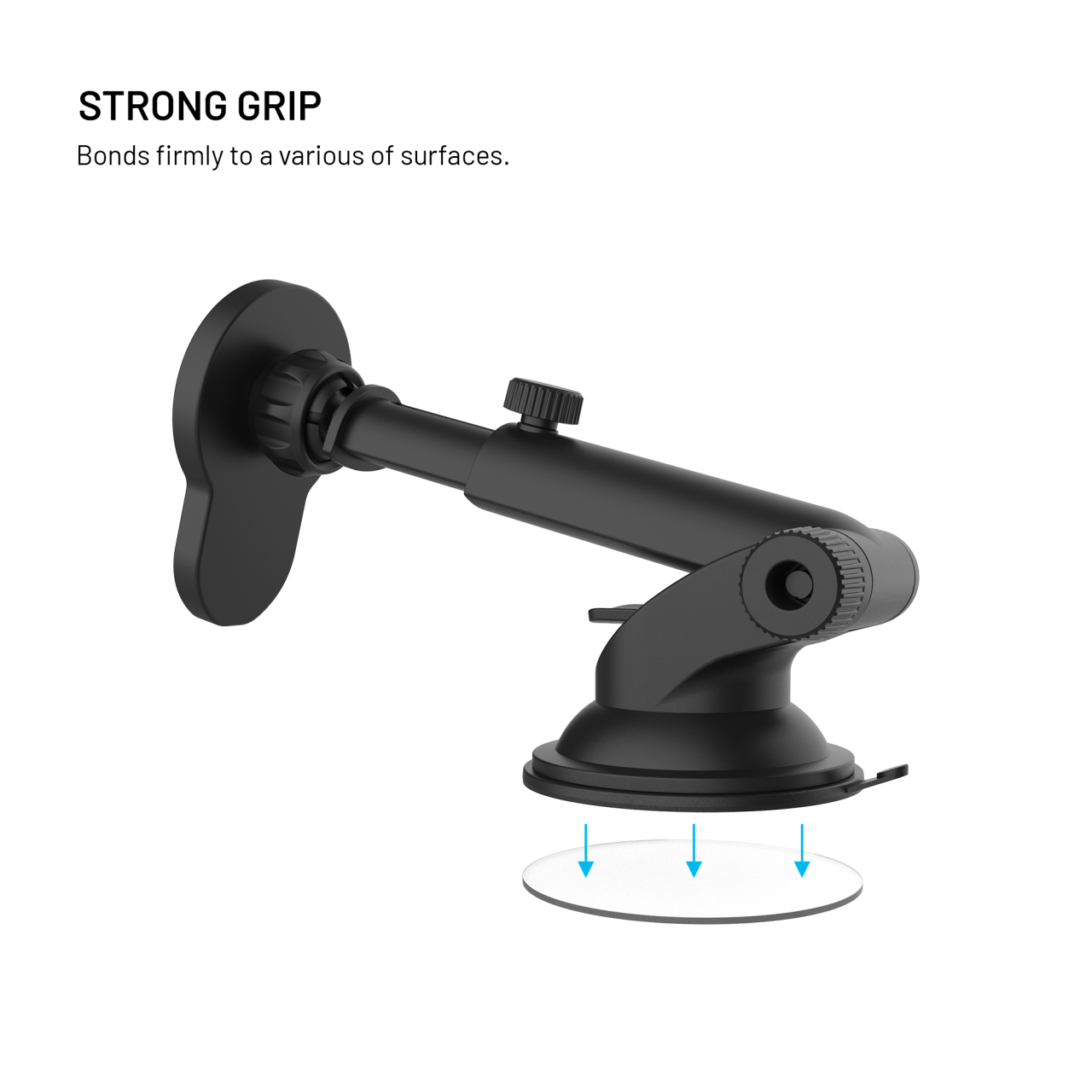 Podložka FIXED Disc pod držák na palubní desku, čirá