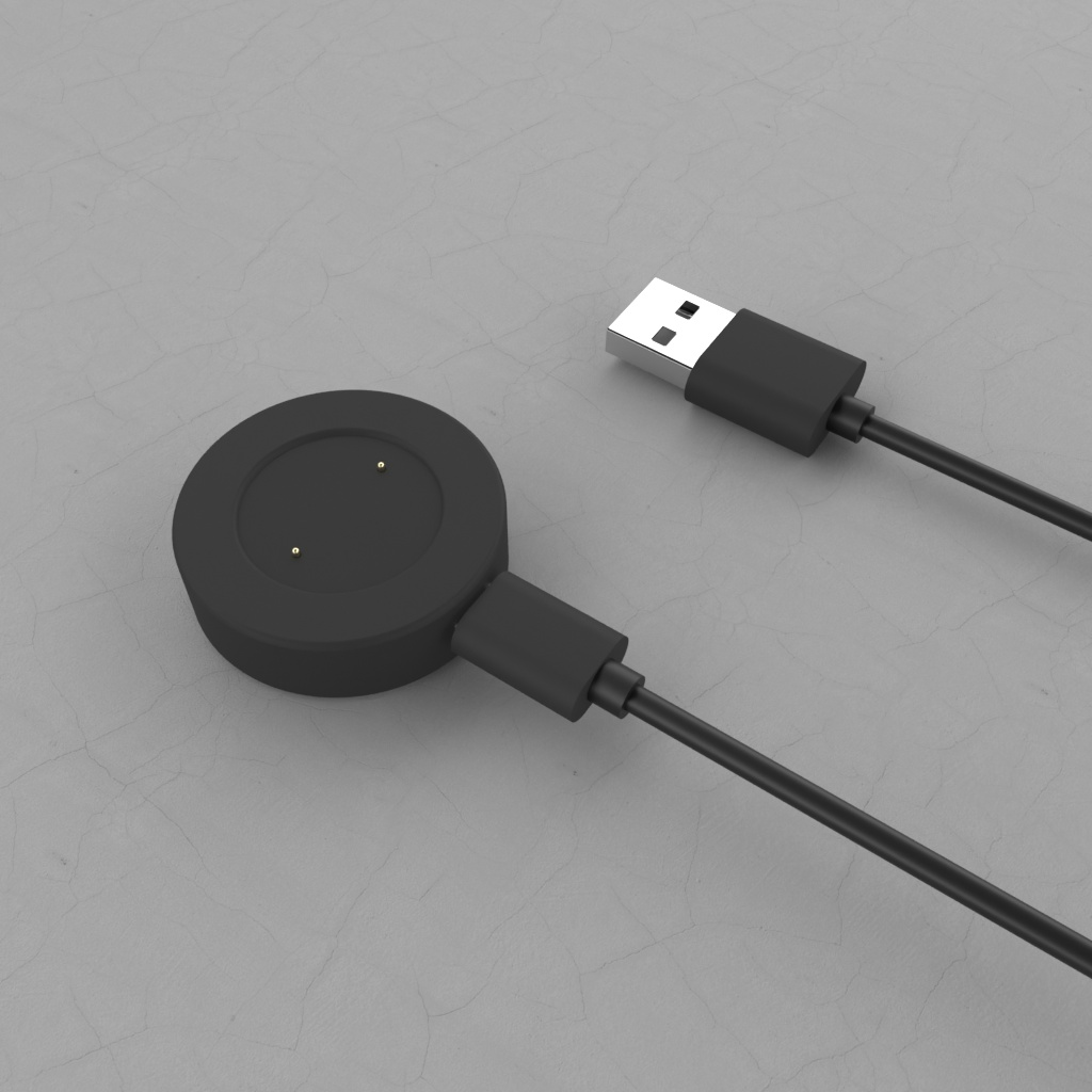FIXED Nabíjecí USB-A kabel pro Huawei Watch GT 2 (42/46 mm), černý