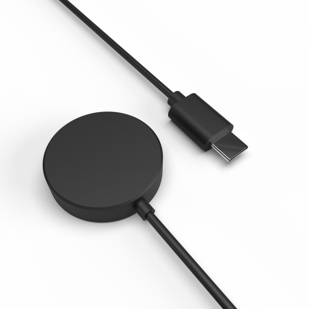 FIXED Nabíjecí USB-C kabel pro hodinky Samsung Galaxy Watch 3/4/5/6/7/Active/Ultra, černý