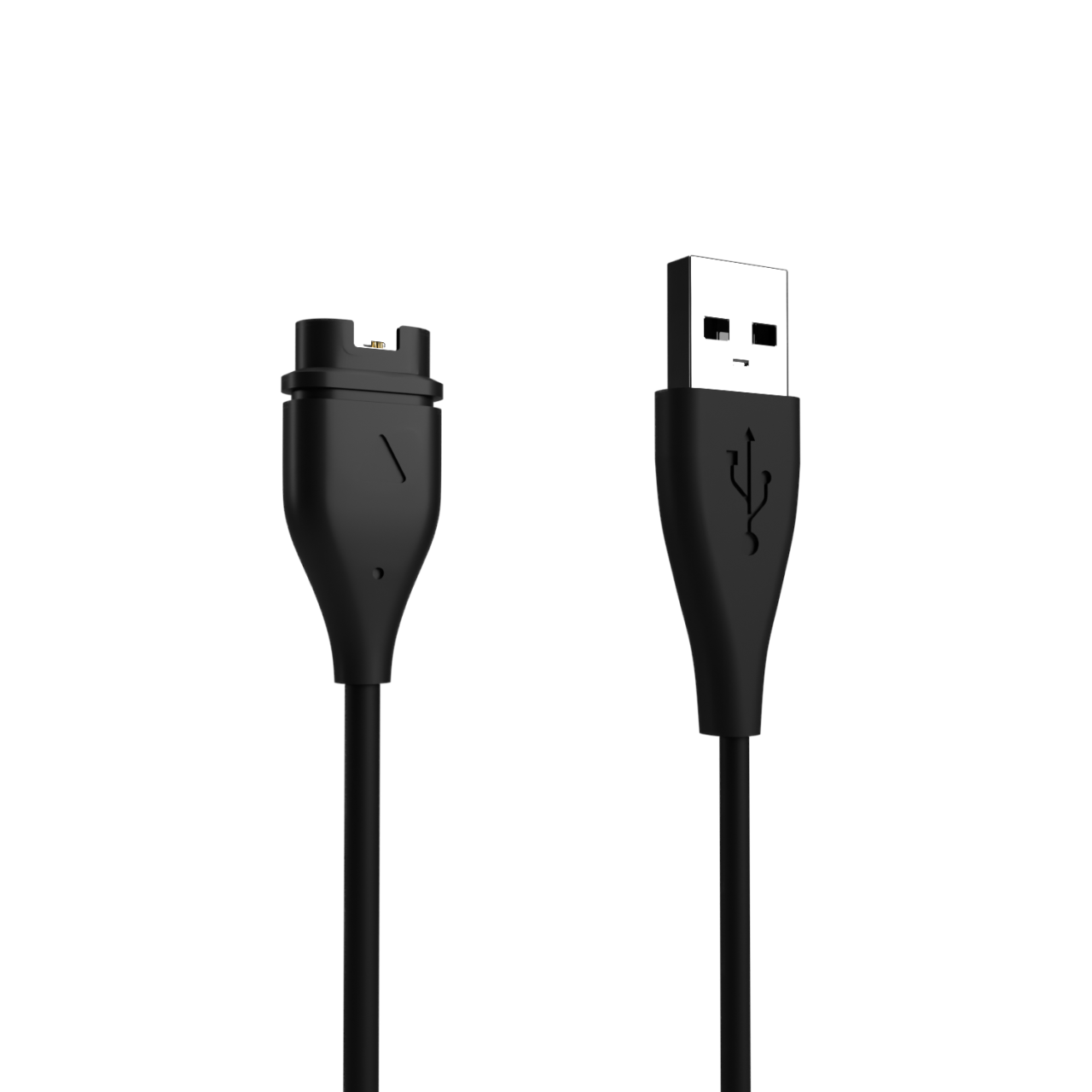 FIXED Nabíjecí USB-A kabel pro smartwatch Garmin Fenix 5/6/7/7X/8, Epix, Venu 2/3/3S, Vívoactive 3/4/5, černý