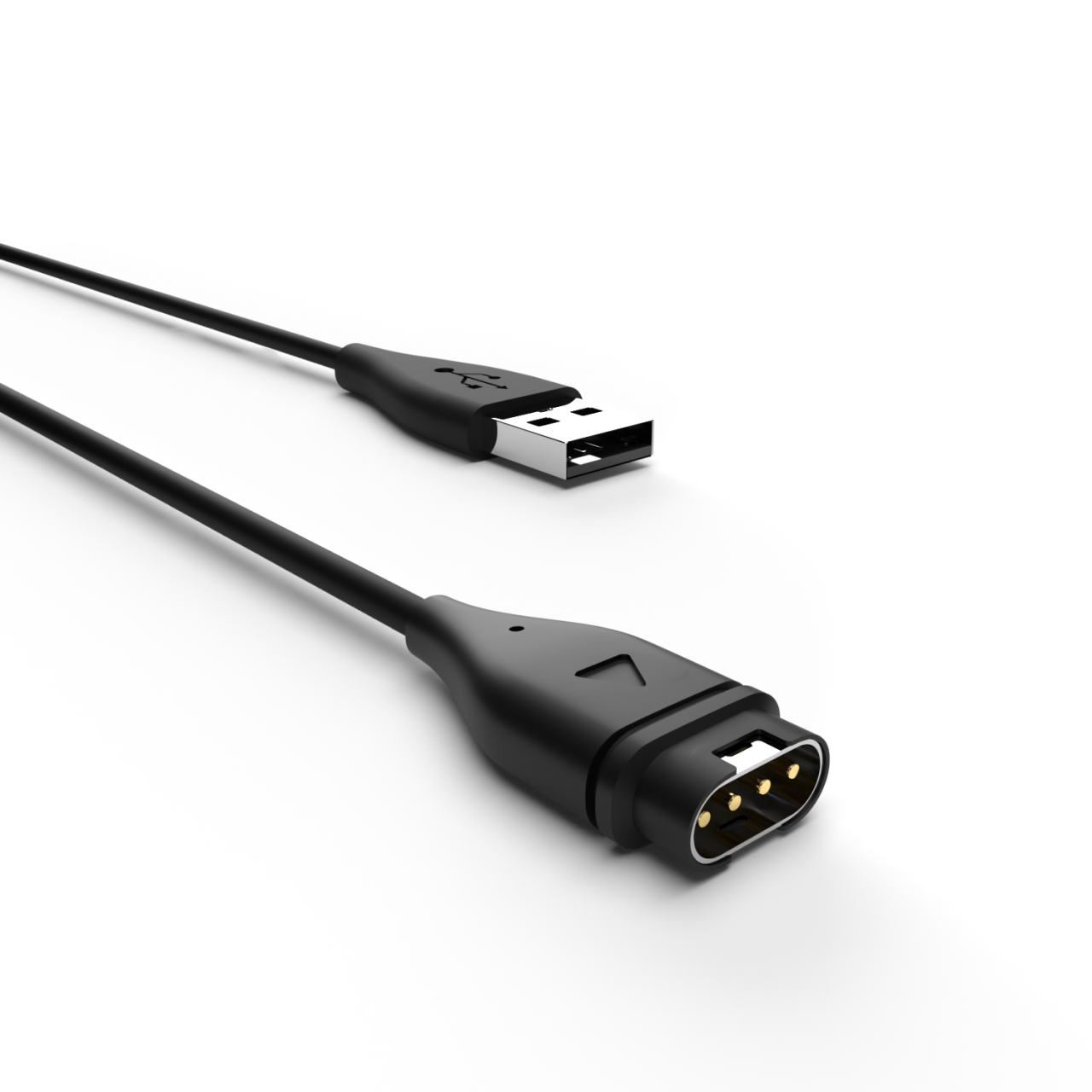 FIXED Nabíjecí USB-A kabel pro smartwatch Garmin Fenix 5/6/7/7X/8, Epix, Venu 2/3/3S, Vívoactive 3/4/5, černý