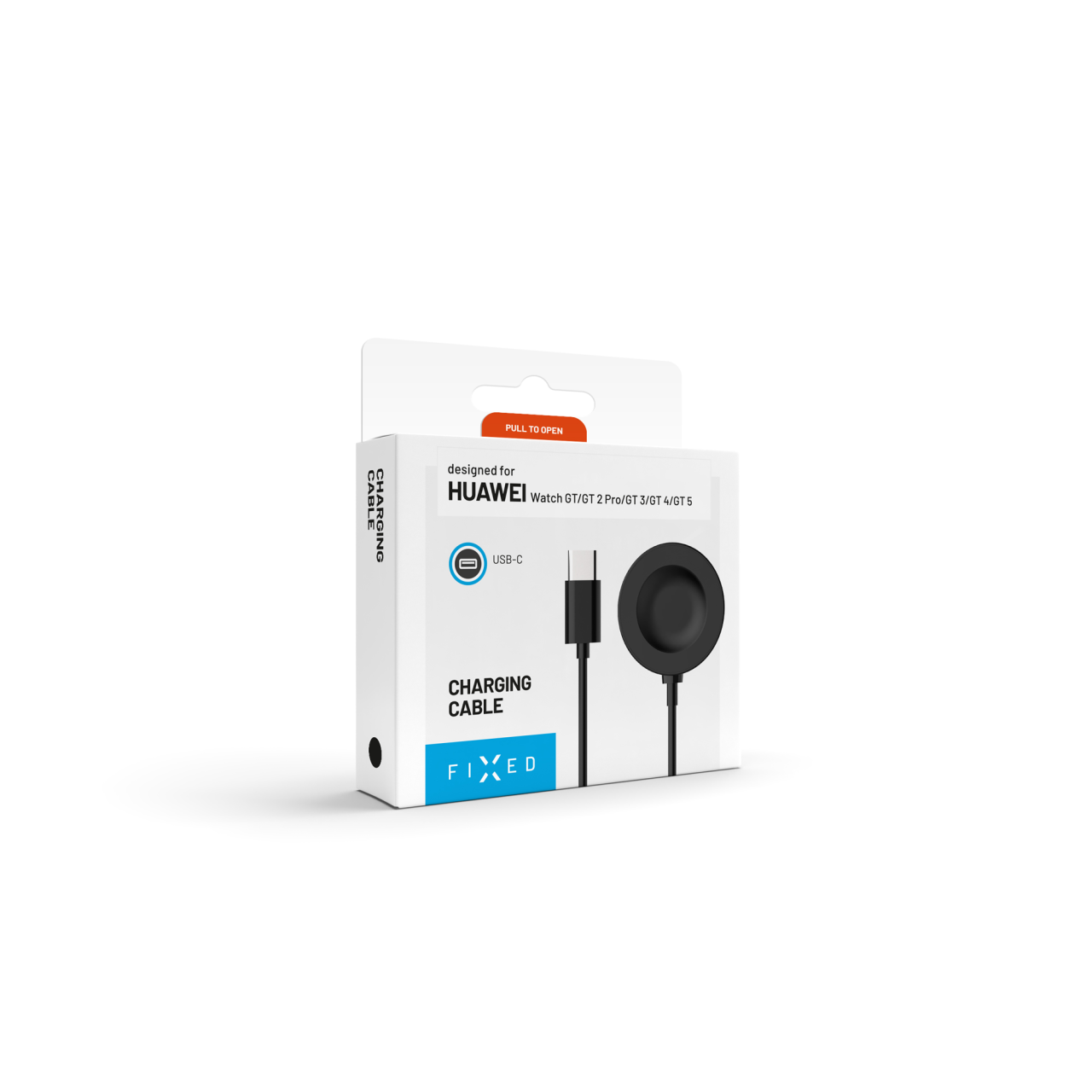 FIXED Nabíjecí USB-C kabel pro Huawei Watch GT 2 Pro/3/3 Pro/4/4 Pro/5/5 Pro, černý