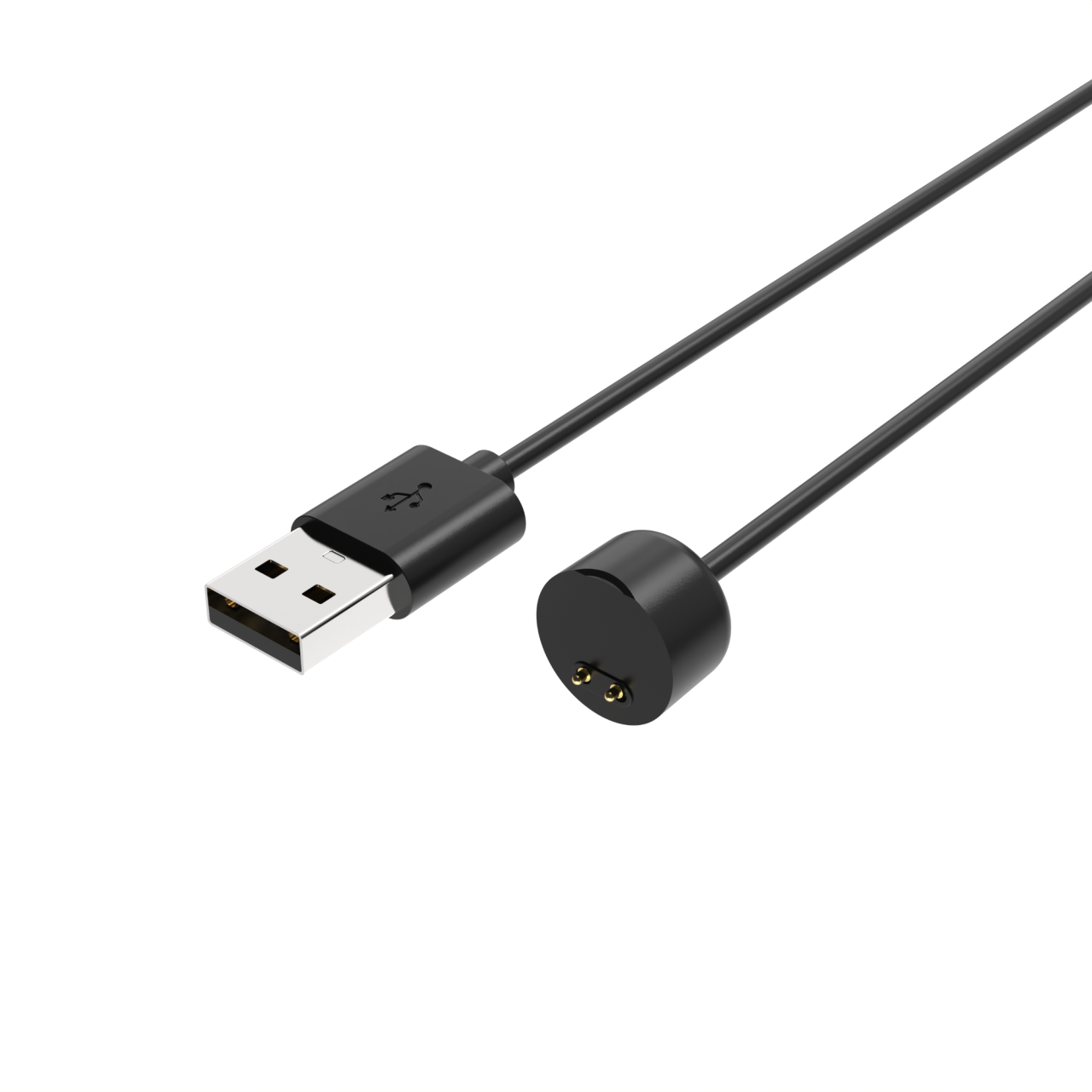 FIXED Nabíjecí USB-A kabel pro Xiaomi Mi Band/Smart Band 5/6/7, černý