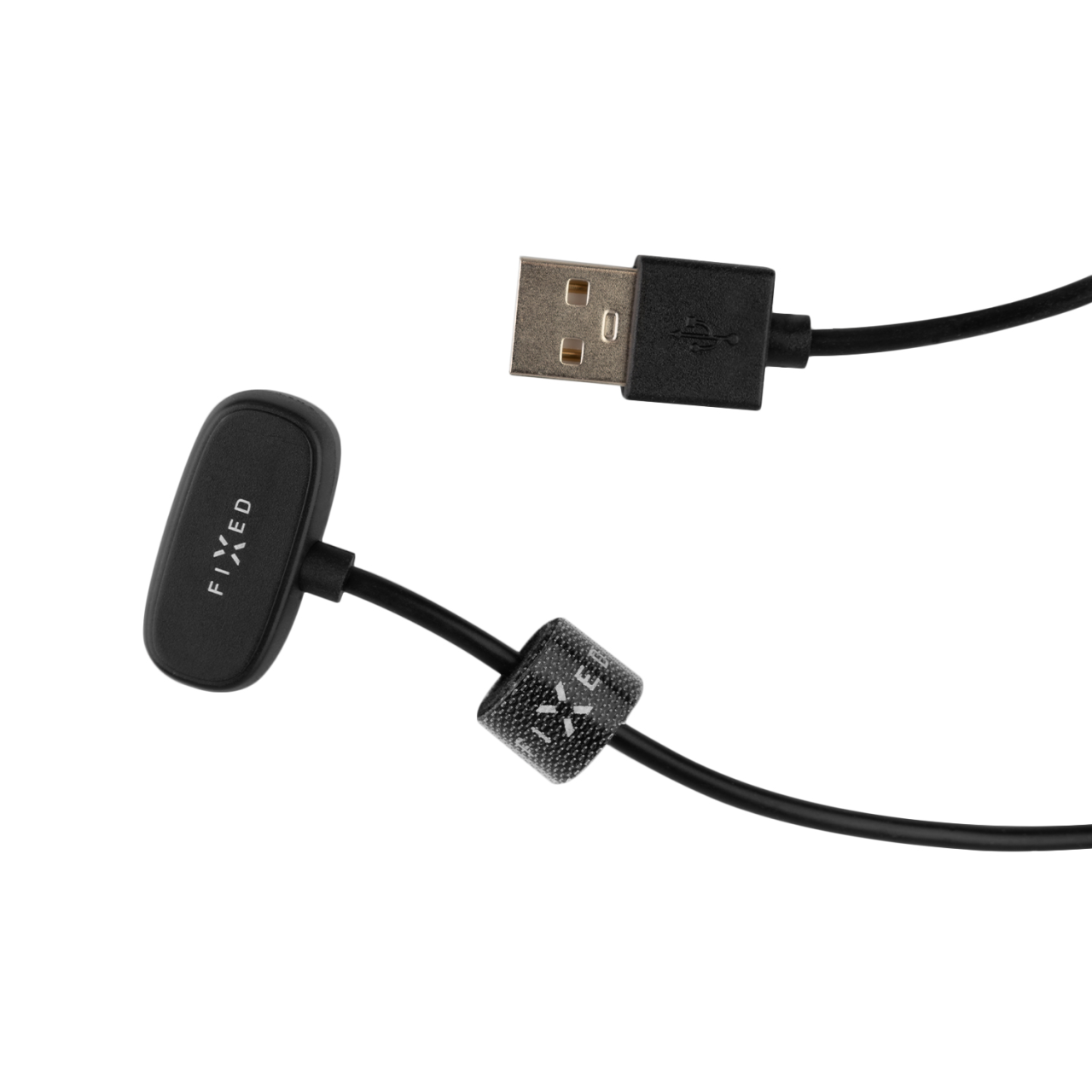 FIXED Nabíjecí USB-A kabel pro Amazfit GTR 2/GTS 2, černý