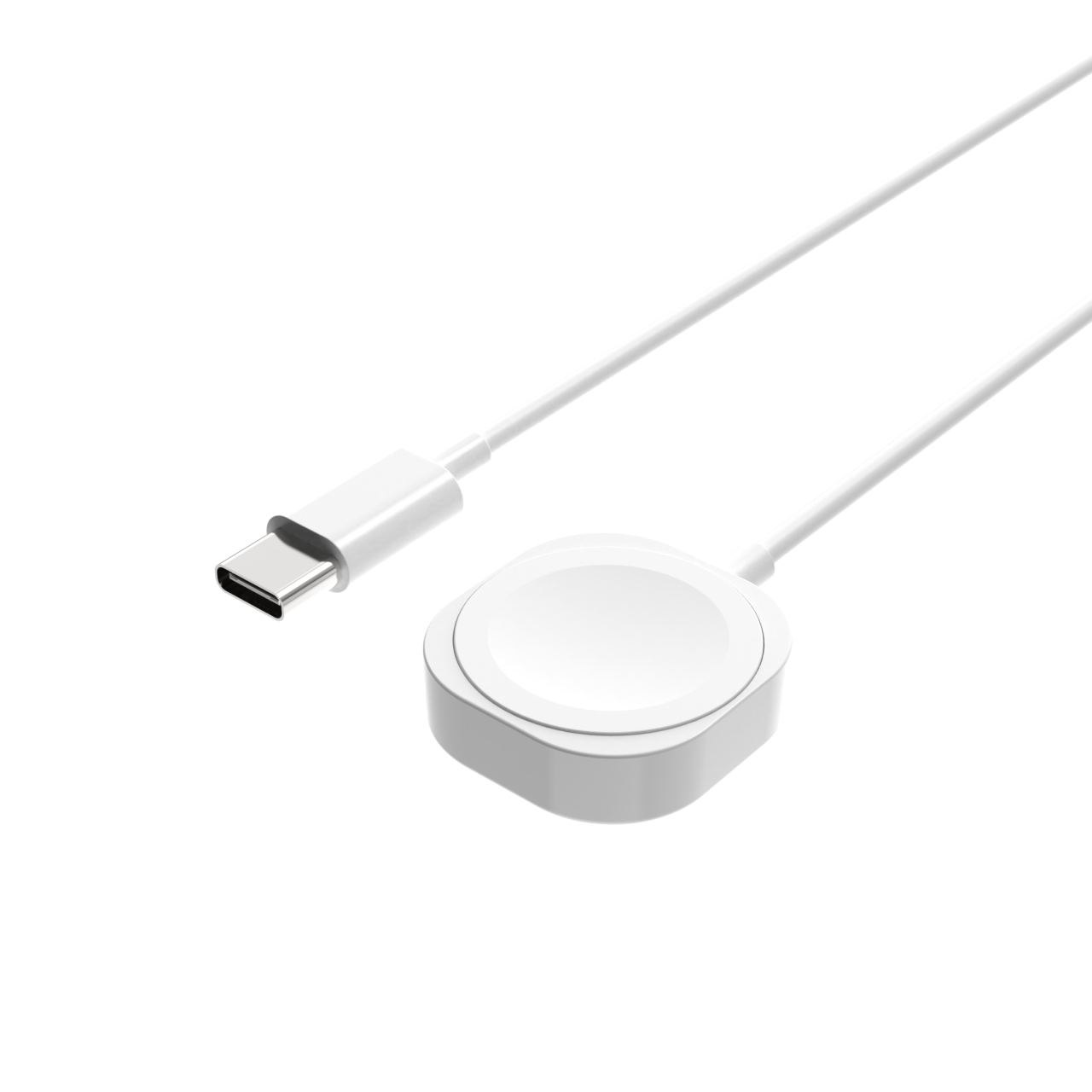 FIXED Nabíjecí USB-C kabel pro Apple Watch, bílý