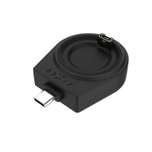 Nabíjecí USB-C adaptér FIXED pro smartwatch Garmin Fenix 5/6/7/7X/8, Epix, Venu 2/3/3S, Vívoactive 3/4/5, černý