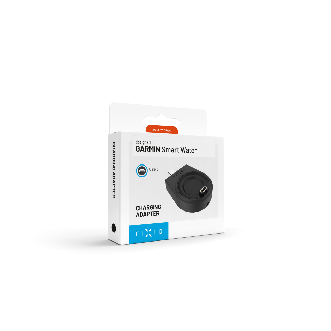Nabíjecí USB-C adaptér pro smartwatch Garmin Fenix 5/6/7/7X/8, Epix, Venu 2/3/3S, Vívoactive 3/4/5 - Fixed, černý