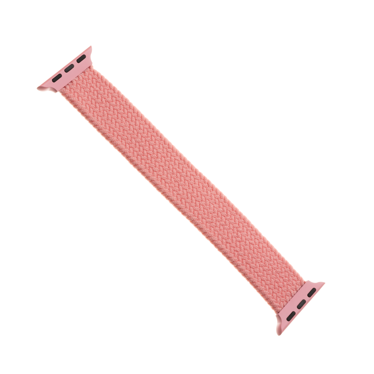 FIXED Elastický nylonový řemínek Nylon Strap pro Apple Watch 42/44/45/46/49mm, velikost XL, růžový