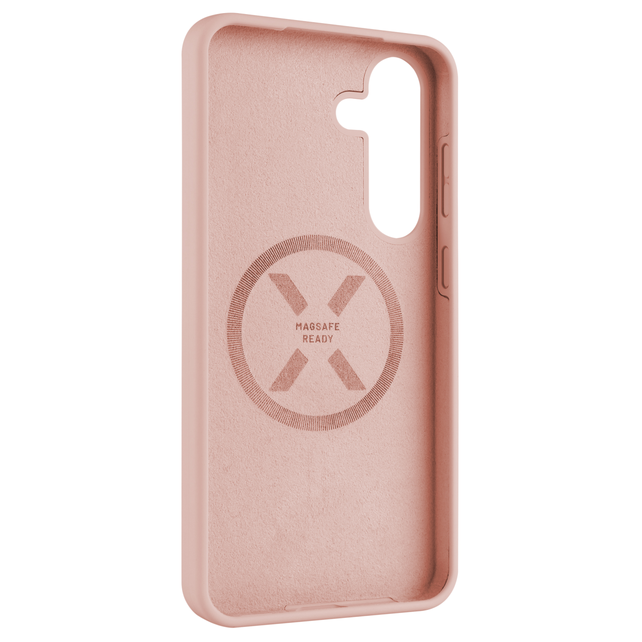 FIXED Zadní kryt MagFlow s podporou MagSafe pro Samsung Galaxy S25+, růžový