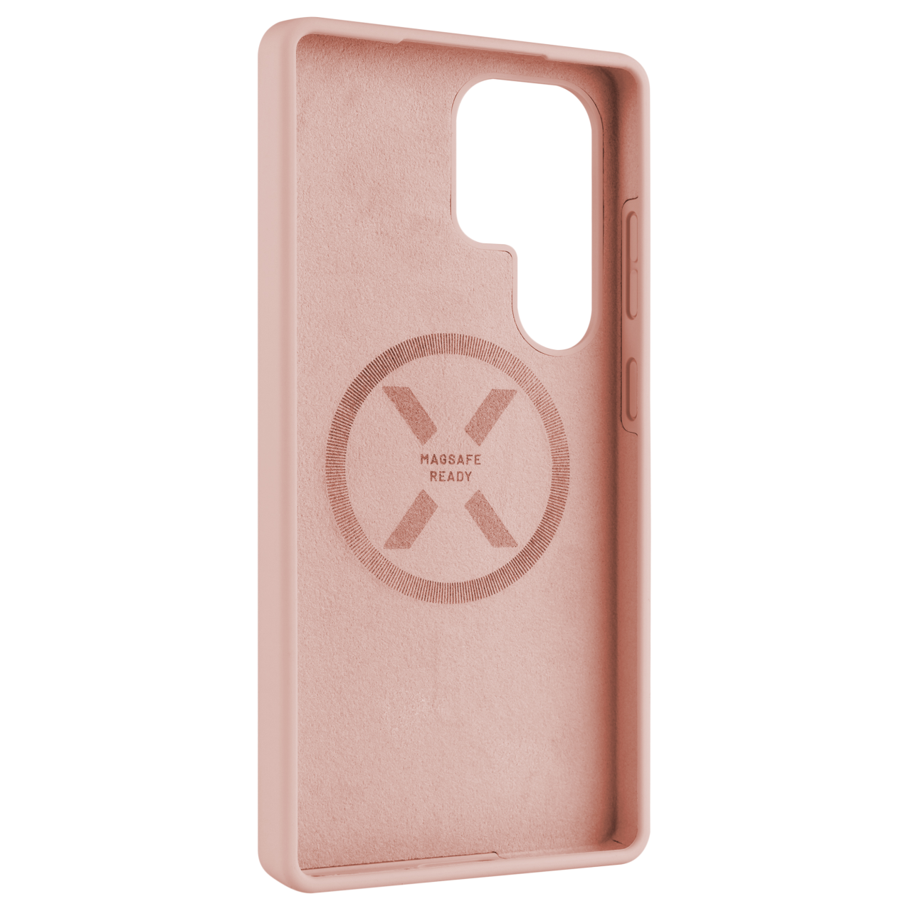FIXED Zadní kryt MagFlow s podporou MagSafe pro Samsung Galaxy S25 Ultra, růžový