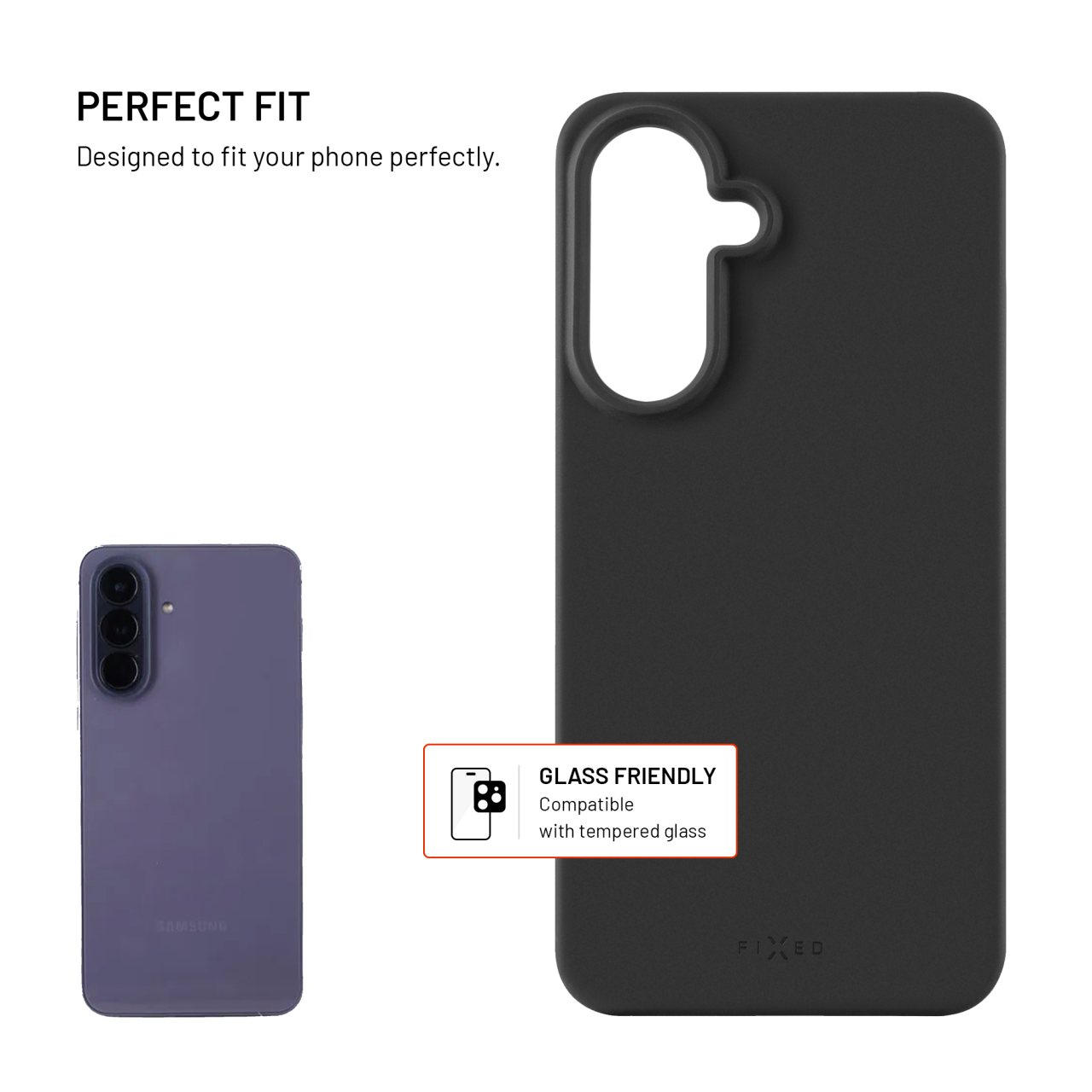 Zadní kryt FIXED MagFlow s podporou MagSafe pro Samsung Galaxy A57 5G, černý