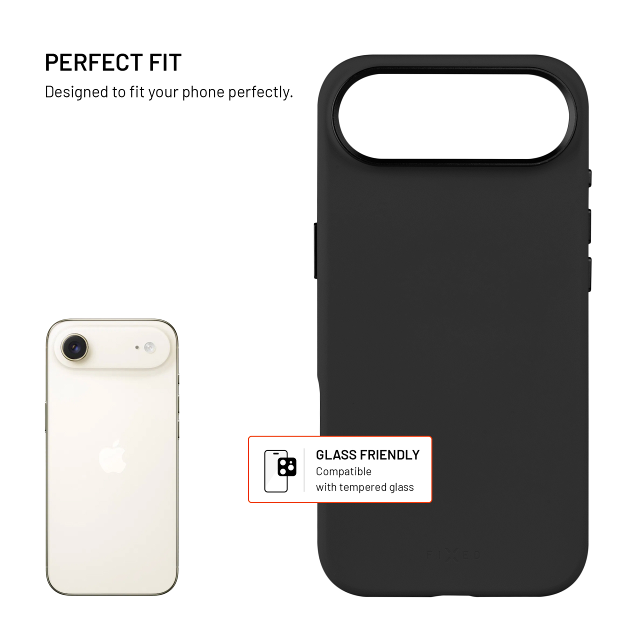 FIXED MagFlow iPhone Air – černý kryt MagSafe