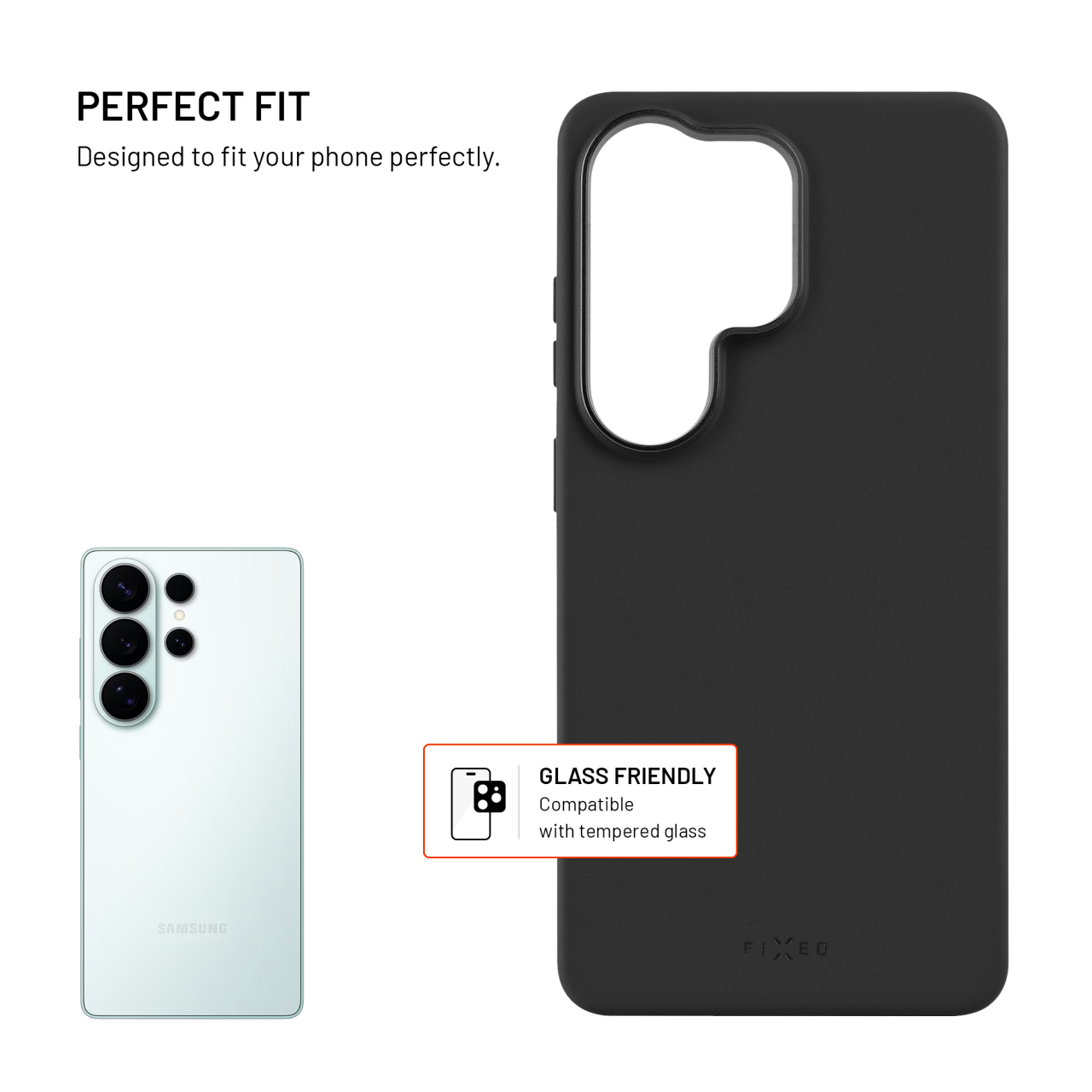 Zadní kryt FIXED MagFlow s podporou MagSafe pro Samsung Galaxy S26 Ultra, černý