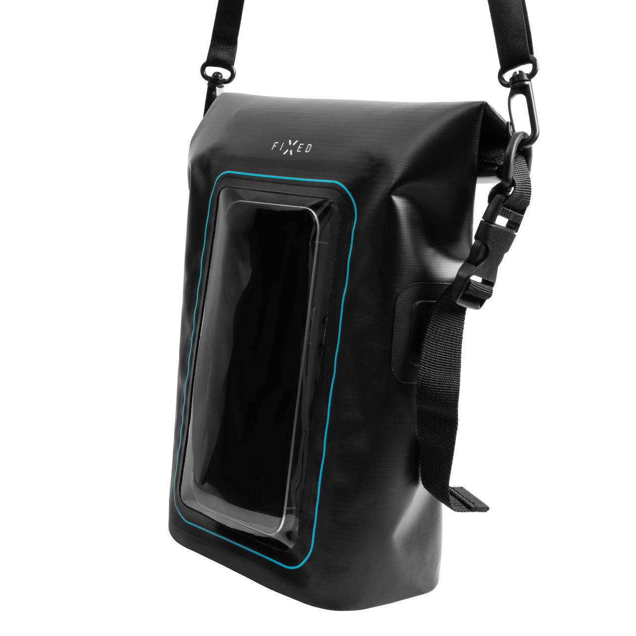 FIXED Voděodolný vak Float Bag s kapsou pro mobilní telefon 3L, černá
