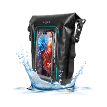 FIXED Voděodolný vak Float Bag s kapsou pro mobilní telefon 3L, černá