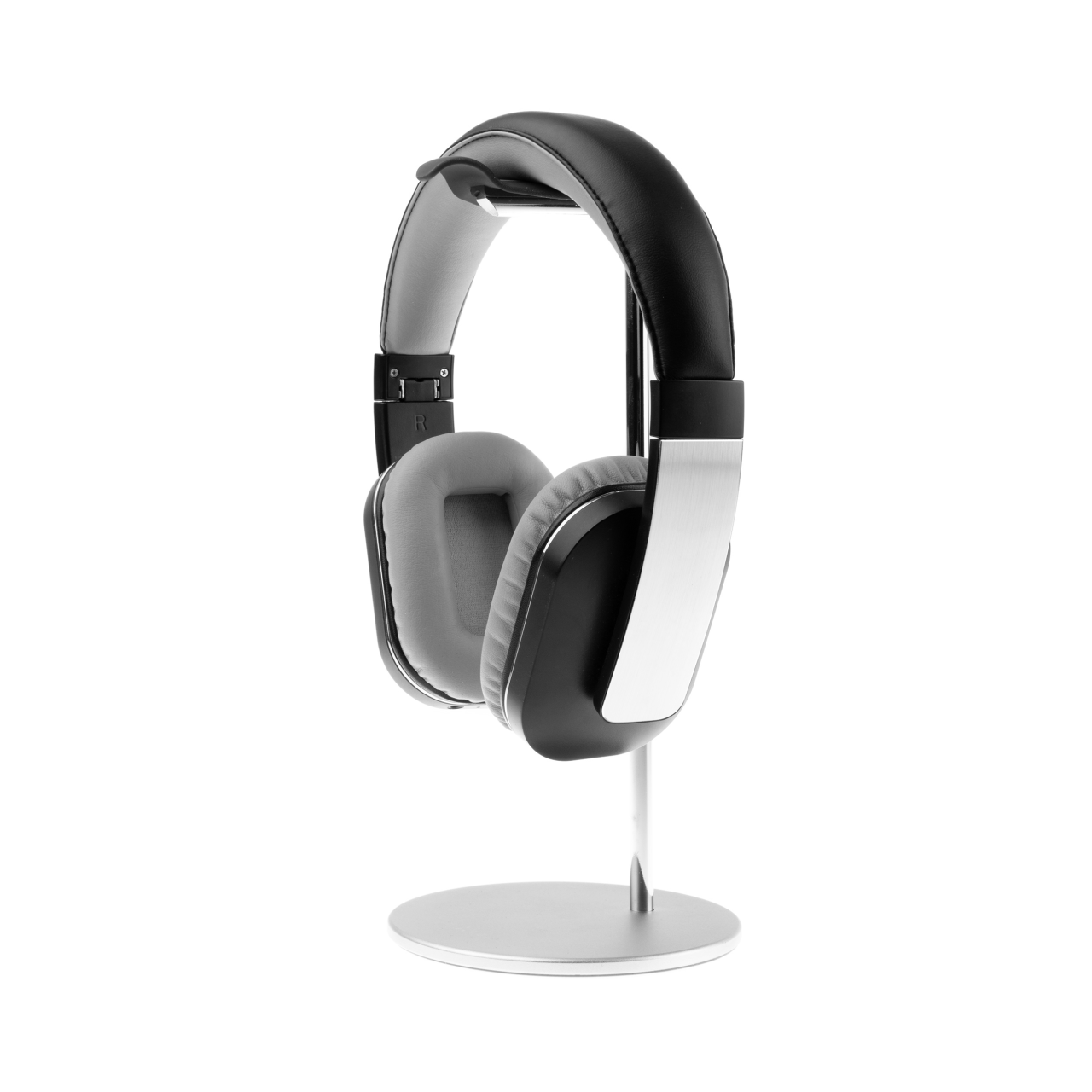 FIXED Hliníkový stojánek Frame Headphones na stůl pro náhlavní sluchátka, stříbrné