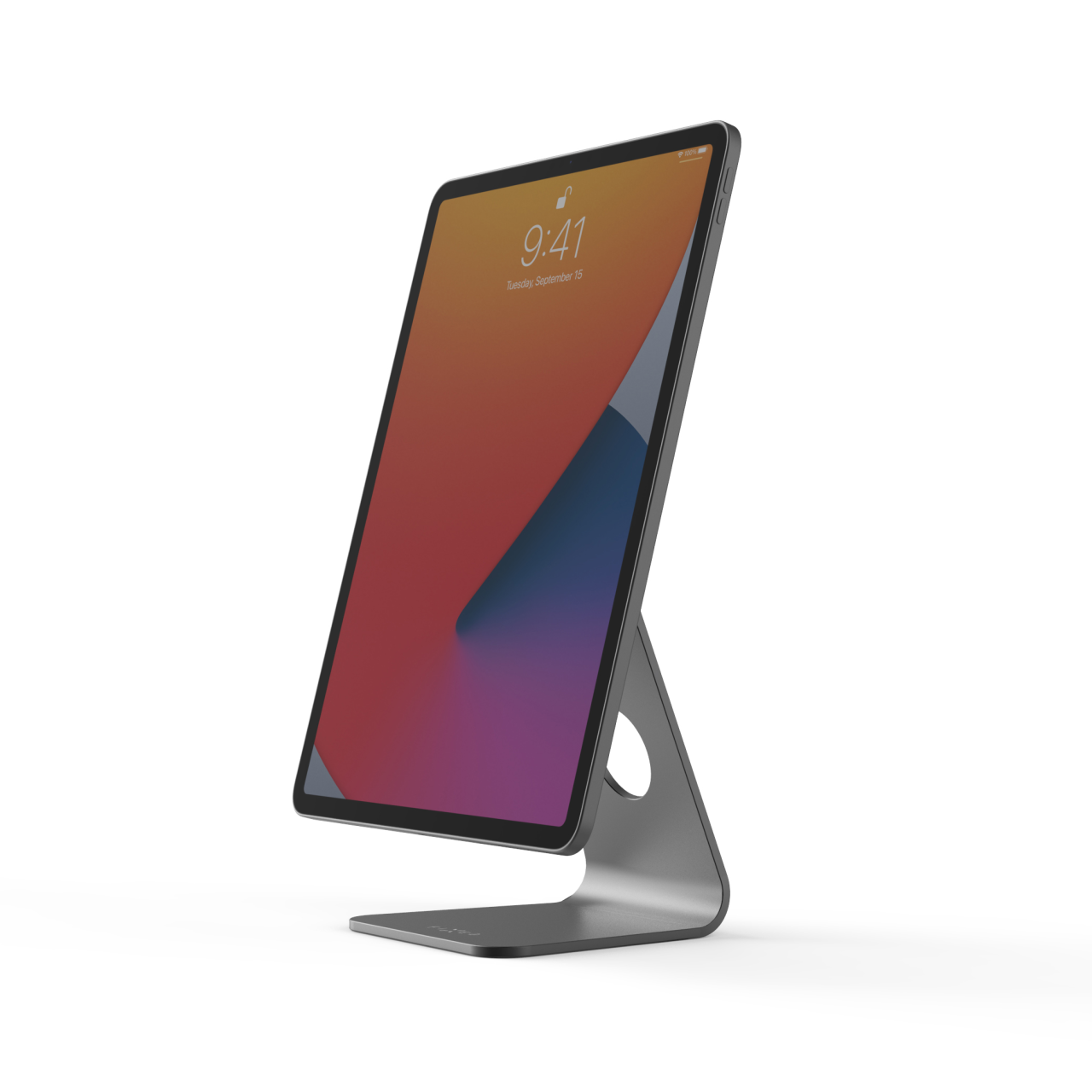 FIXED Hliníkový magnetický stojánek Frame pro Apple iPad Pro 11" (2018-2022) a iPad Air (2020/2022/2024), space gray